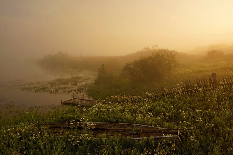 Утро на реке Усвяча фото превью