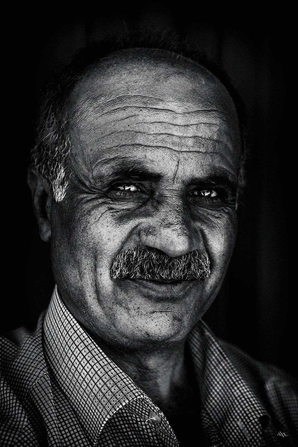 Black and white, Man, Portrait, Руслан Болгов (Axe)