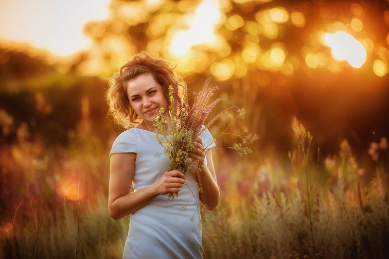 лето,фотопрогулка,закат Золото заката фото превью