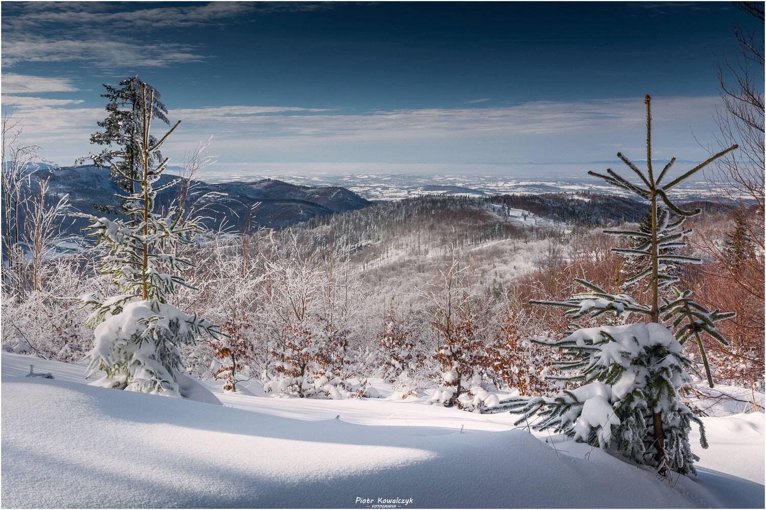 polska, g&oacute;ry, beskidy, zima, Kowalczyk Piotr