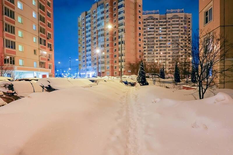 Утро после снегопада фото превью