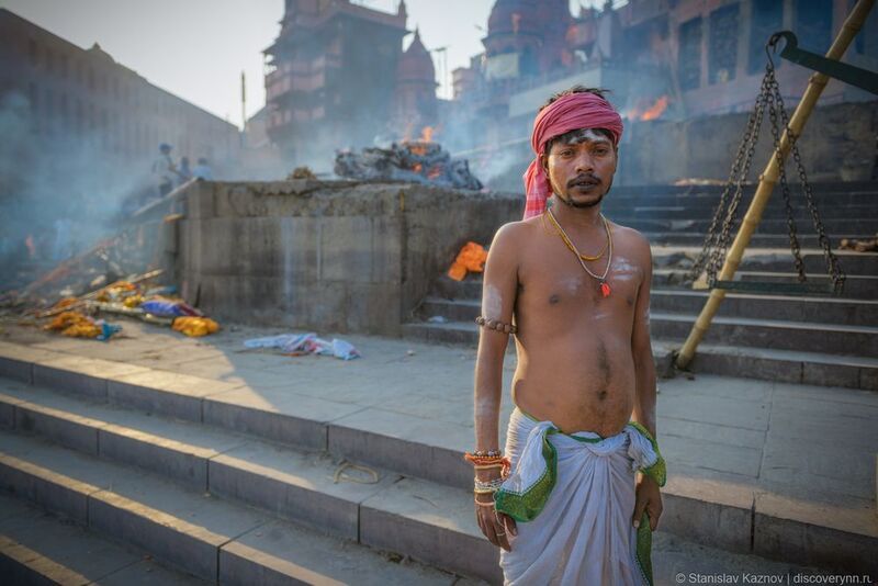 индия, стрит, india, varanasi, варанаси, портрет, сатху, мужчина  фото превью