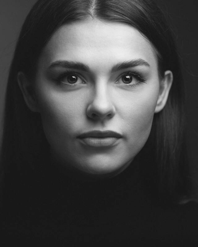 портрет, женский портрет, девушка, актриса, чб, чернобелое, черно-белый портрет, монохром Варвара фото превью