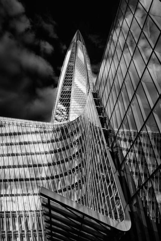 санкт-петербург, лахта-центр, небоскреб, шпиль, блеск Грани архитектуры фото превью