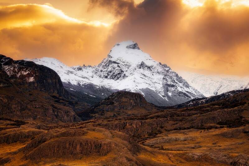 landscape, patagonia, argentina Cerro Solo фото превью
