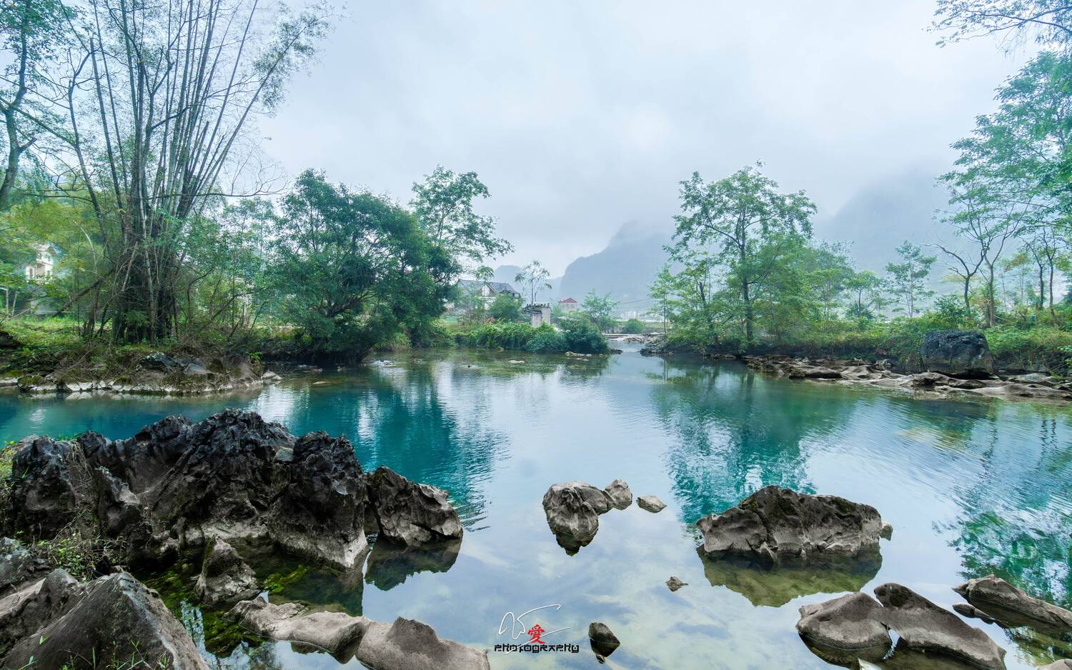 spring, vietnam, blue, green, Do Trung