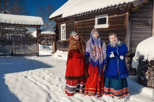 Масленица у староверов в деревне Лякова