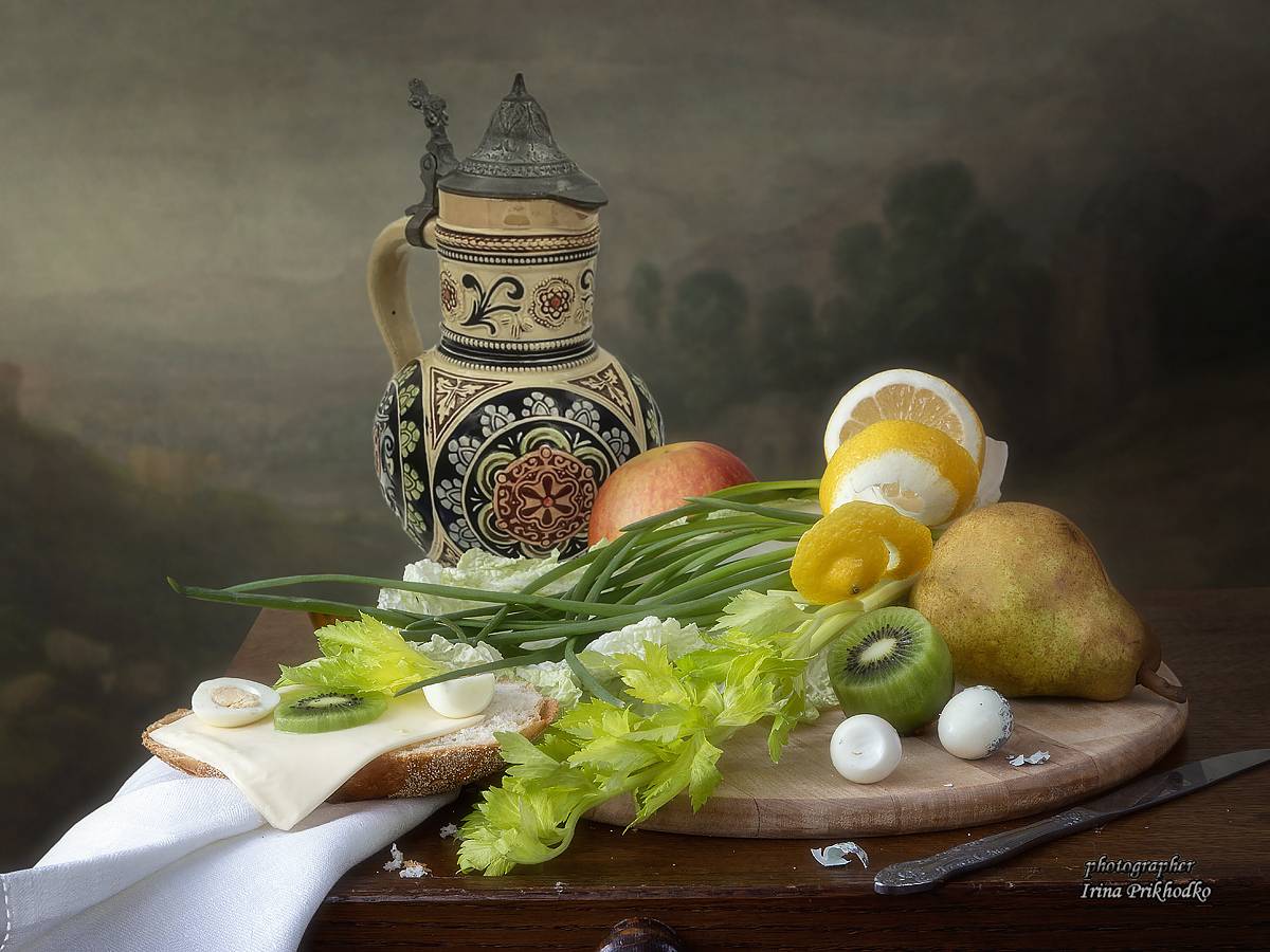 натюрморт, овощи, фрукты, еда, Приходько Ирина