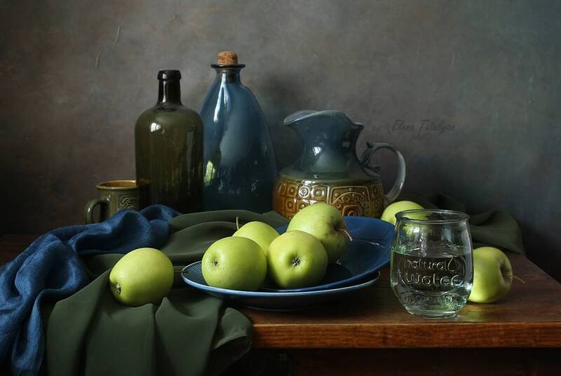 Сине-зеленые натюрморты фото превью