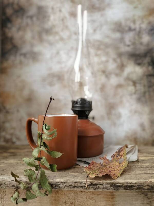 натюрморт, лампа Натюрморт с лампой фото превью