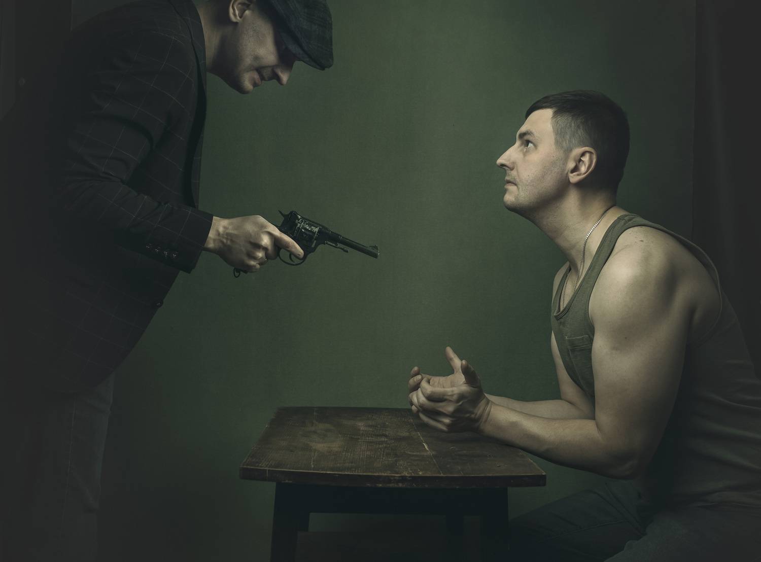 автопортрет, студия, постановочное фото, Сердюченко Андрей