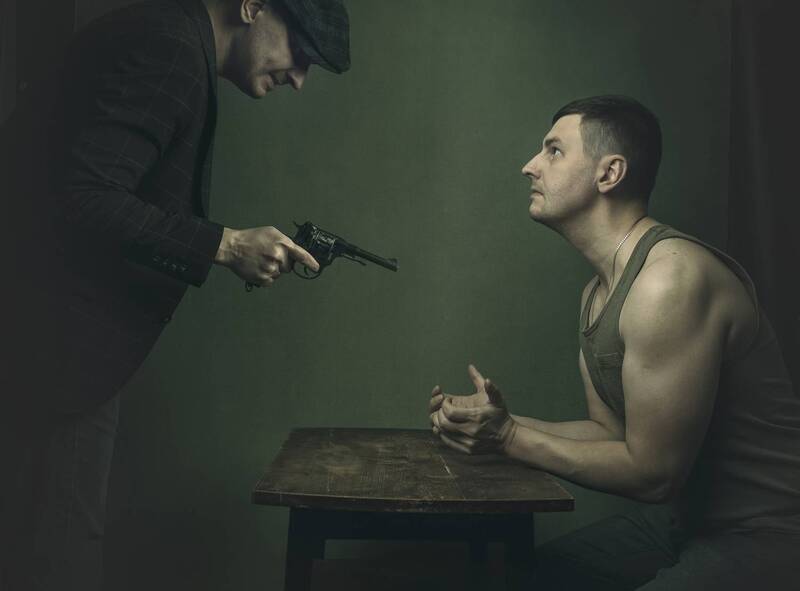 автопортрет, студия, постановочное фото Две стороны фото превью