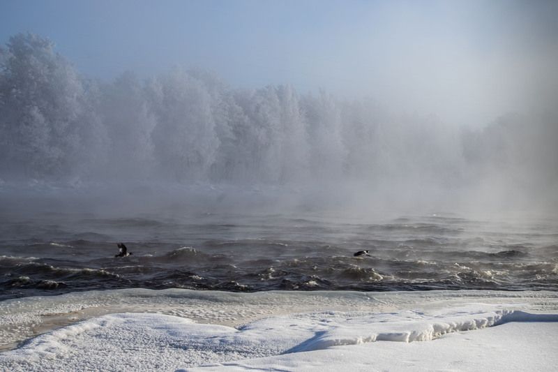 Вуокса  мороз -25 фото превью