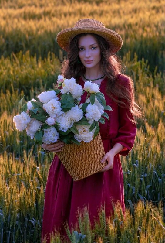 Пионы белые фото превью