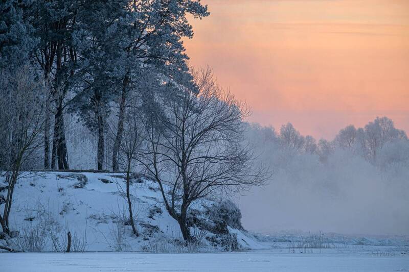 Зимний берег Оки. фото превью