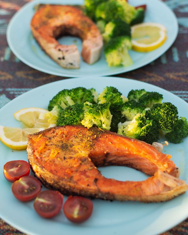 Ужин на природе фото превью