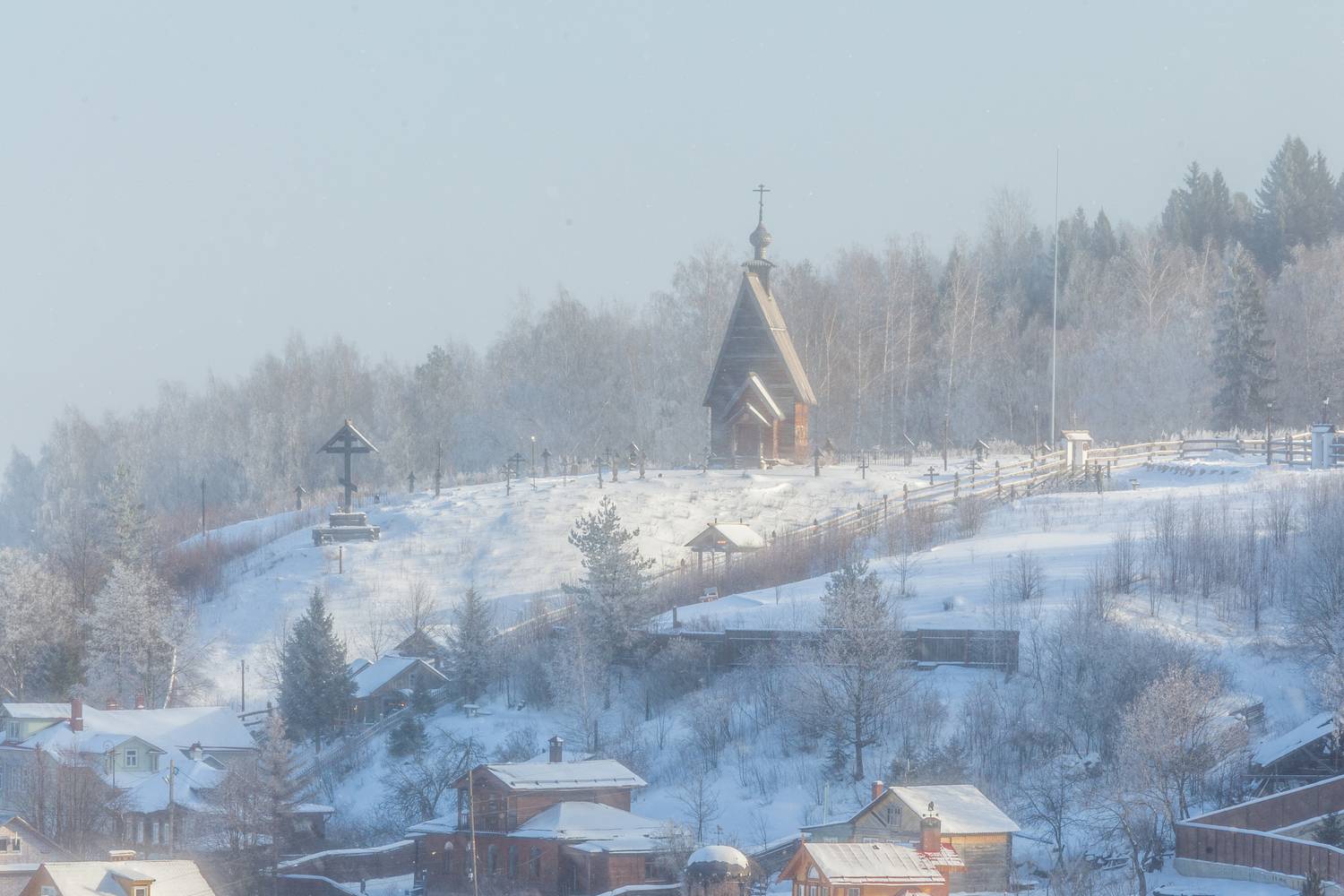 Плёс, гора левитана, Церковь Воскресения Христова, Башкин Георгий