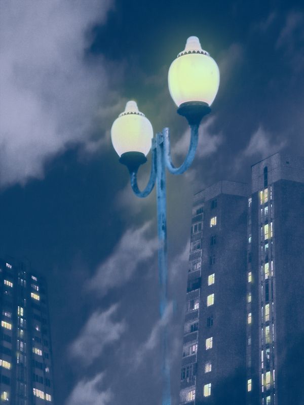 Ночные фонари фото превью