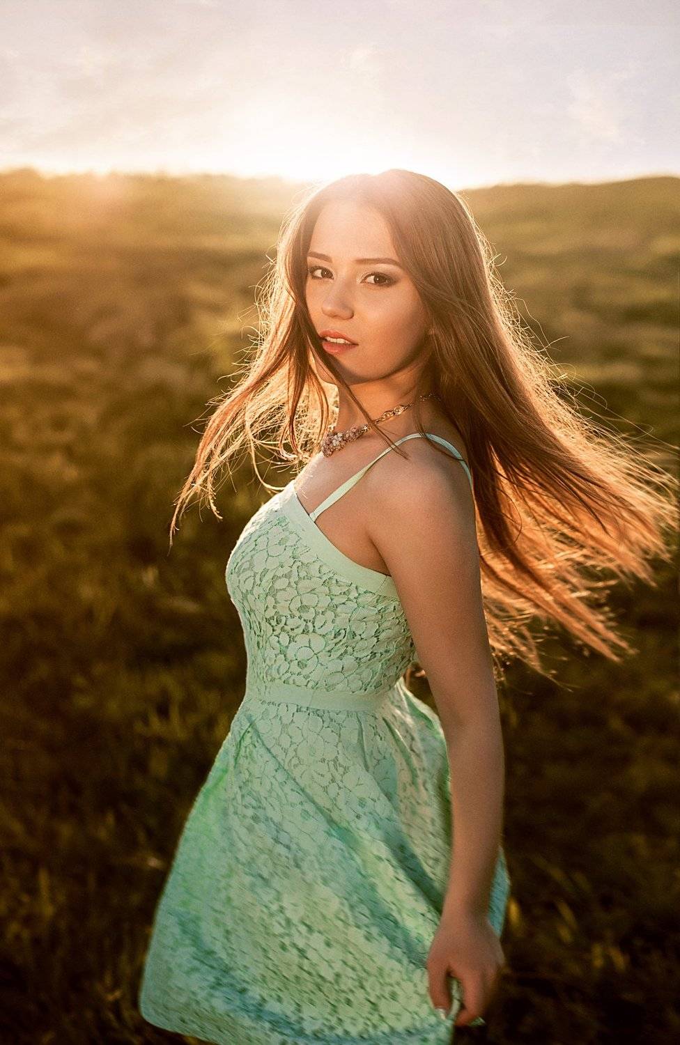 Девушка,Солнце,взгляд,улыбка,красивая, Киричай Дмитрий