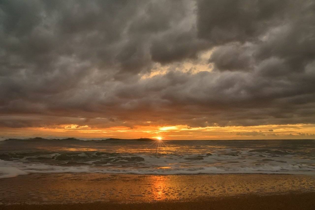 Закат, Индийский океан, Шри-ланка, Игорь Подобаев