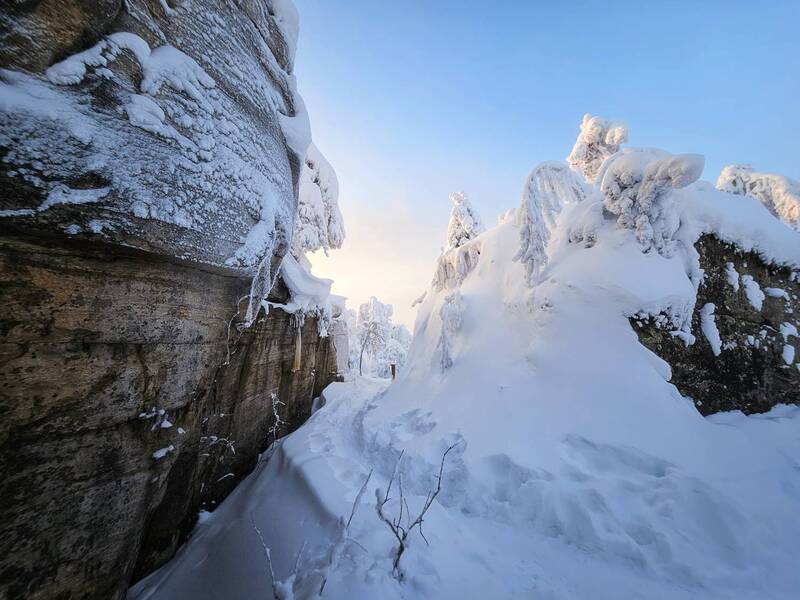 Зима в каменном городе фото превью