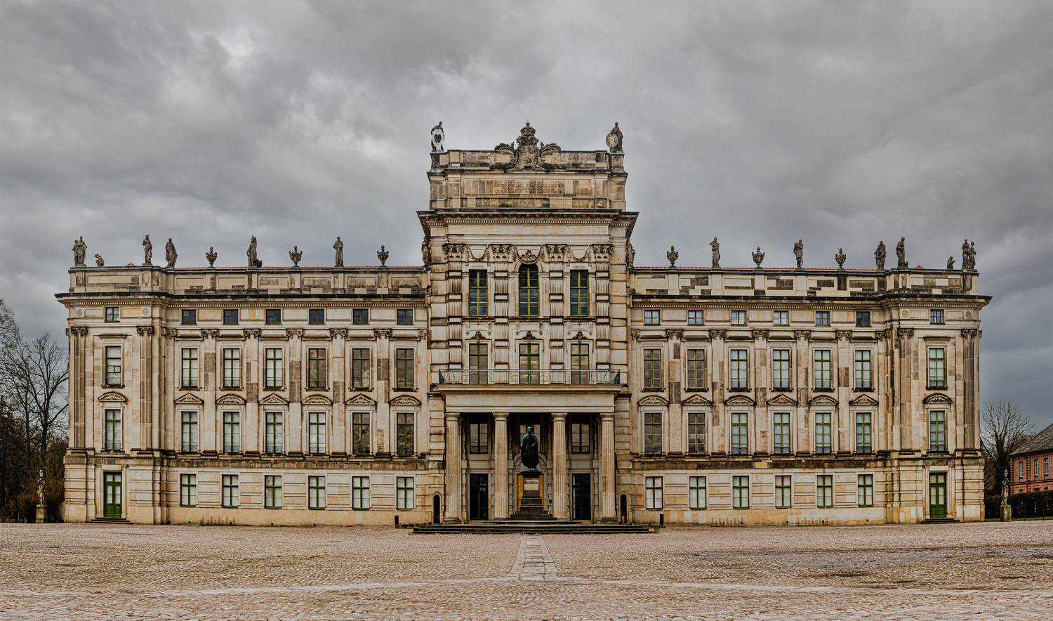 замок, германия, лудвигслюст, панорама, Дёгтев Евгений