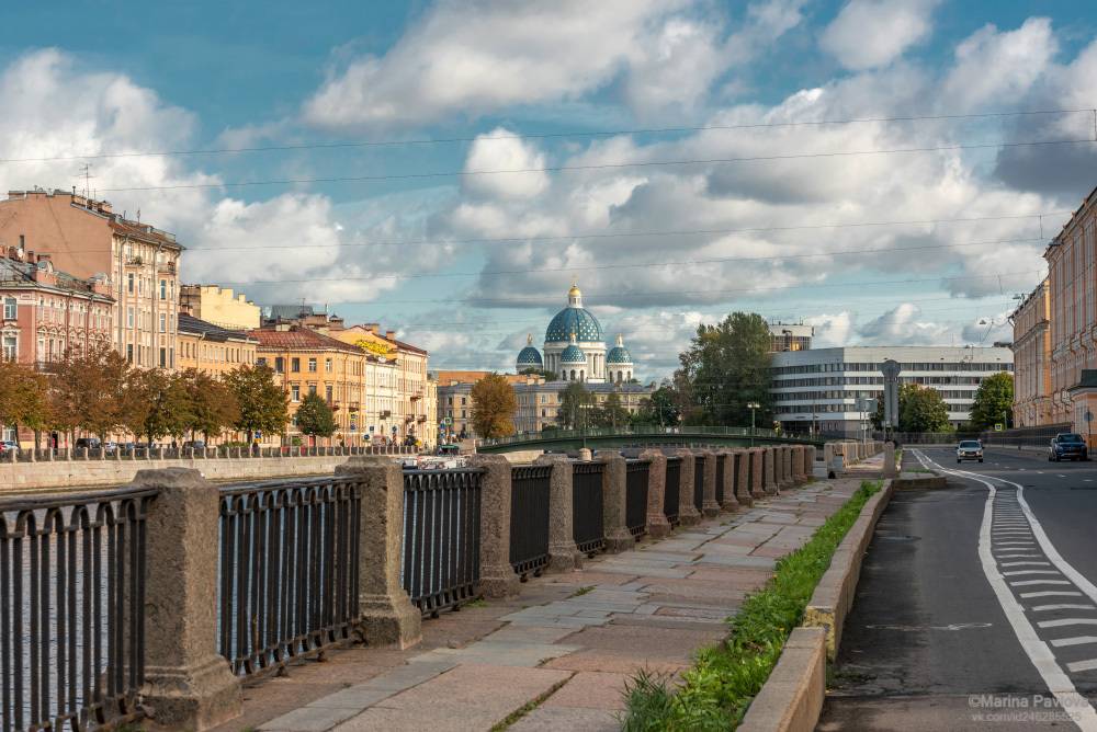 город, архитектура, набережная реки фонтанки, санкт-петербург, троицкий-измайловский собор, храмы петербурга, осенний петербург, река фонтанка, городской пейзаж, Павлова Марина