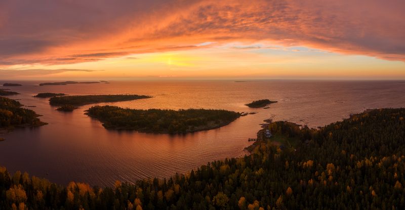 Валаам Рассвет на Казанском скиту фото превью