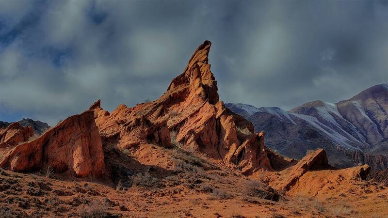 кыргызстан, каньоны боомского ущелья Плавник фото превью