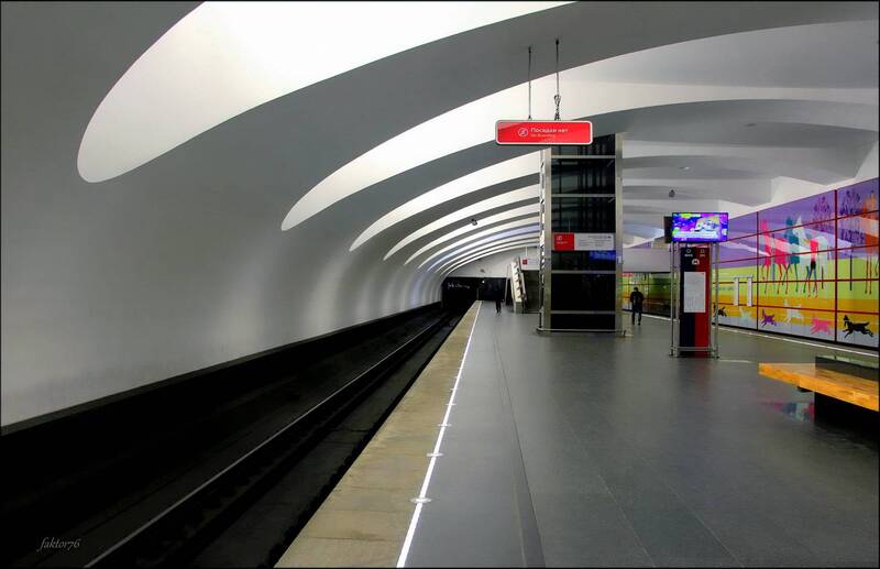 город, архитектура, подземка, метро, москва, транспорт станция метро Битцевский Парк. Москва фото превью