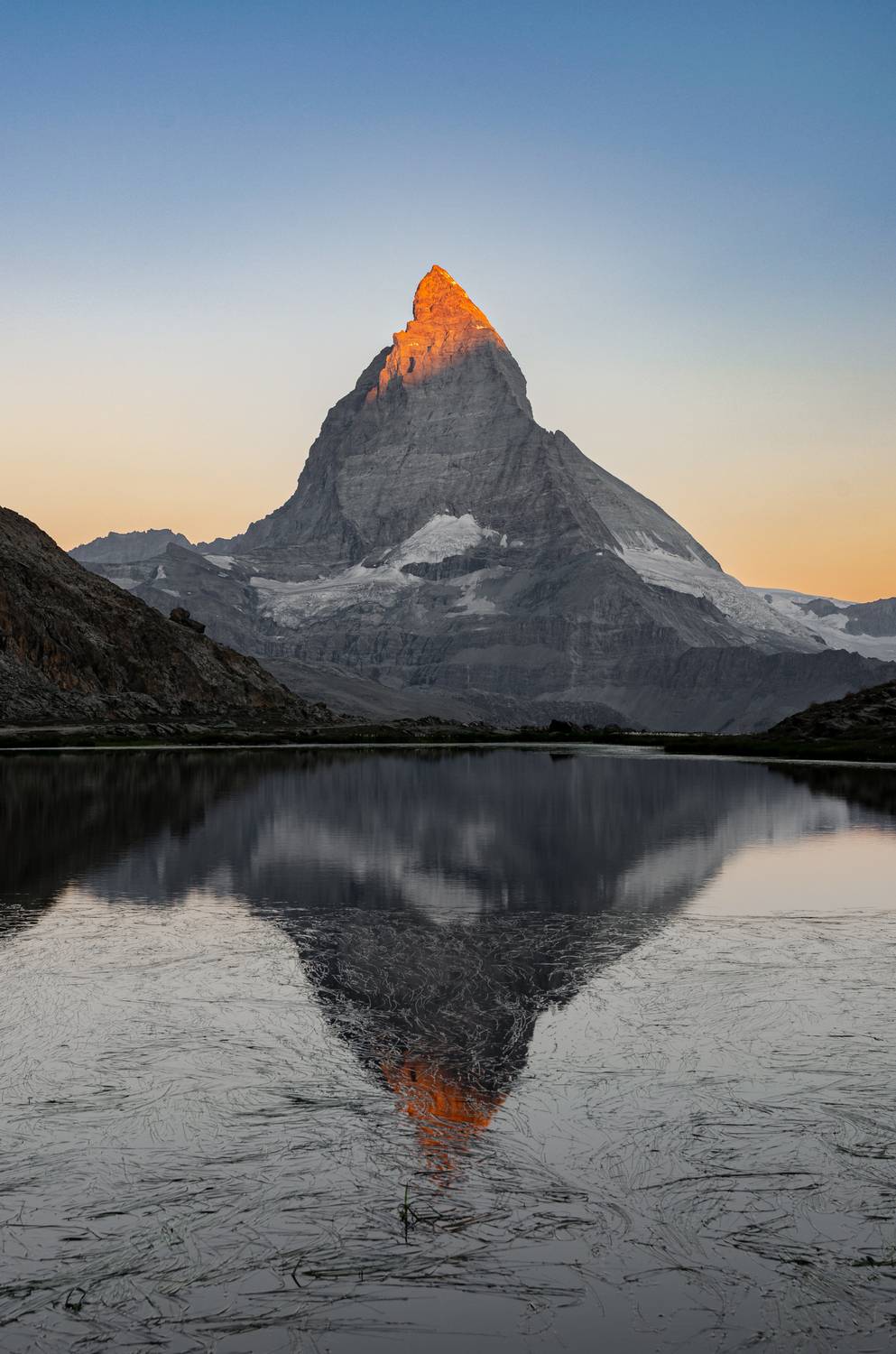 alp, alpen, alps, swiss, switzerland, швейцария, маттерхорн, matterhorn, sunrise, рассвет, утро, morning, пейзаж, landscape, горы, mountain, sky, небо, отражение, reflection, Alexey S