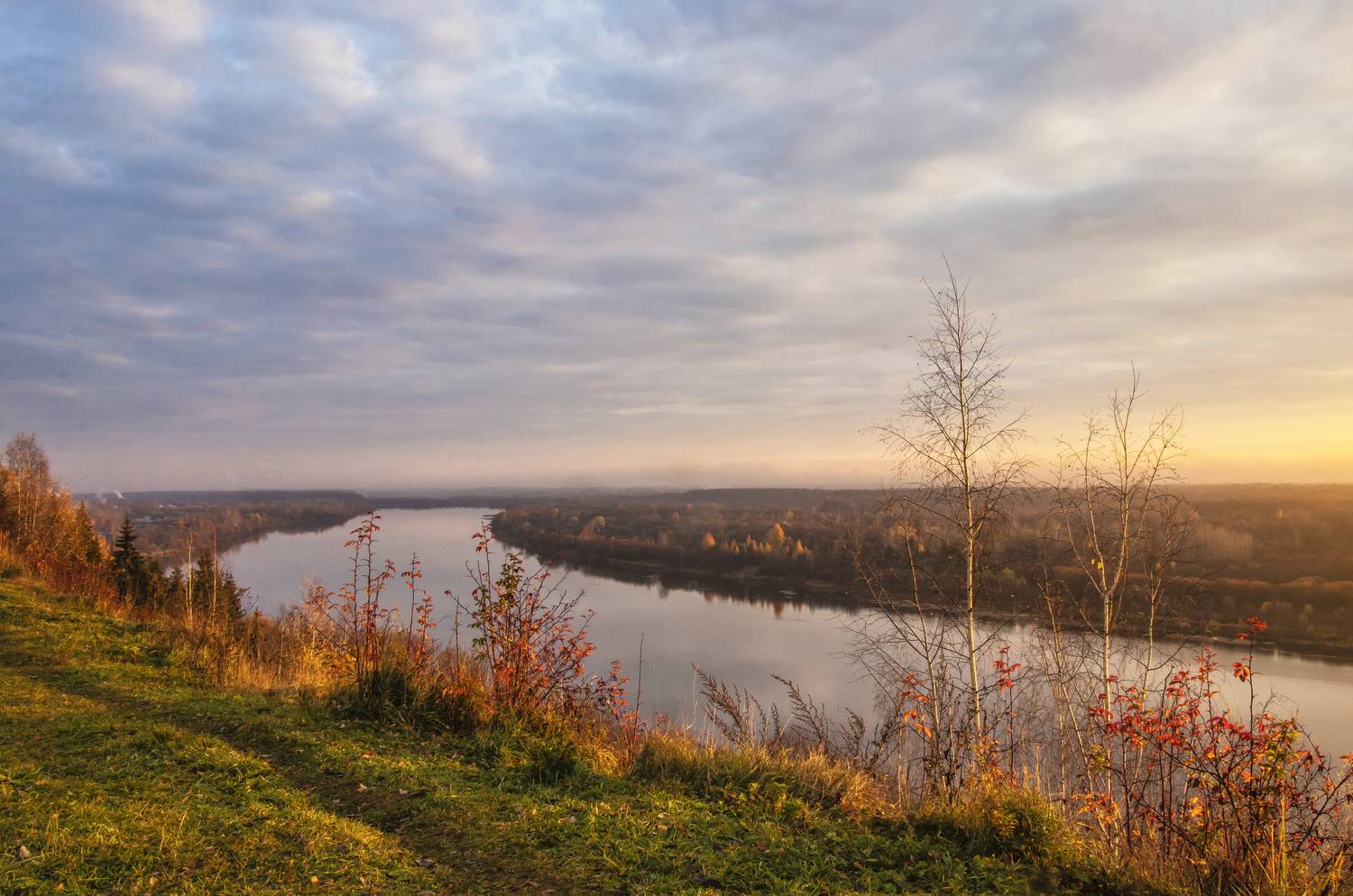 Киров, Вятка, река, рассвет, утро, галина новинская