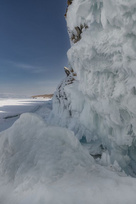 байкал, лёд, наплески, хима Наплески. Байкал фото превью