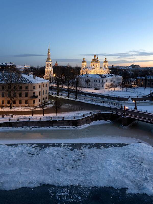 Вид на Семимостье с крыши фото превью