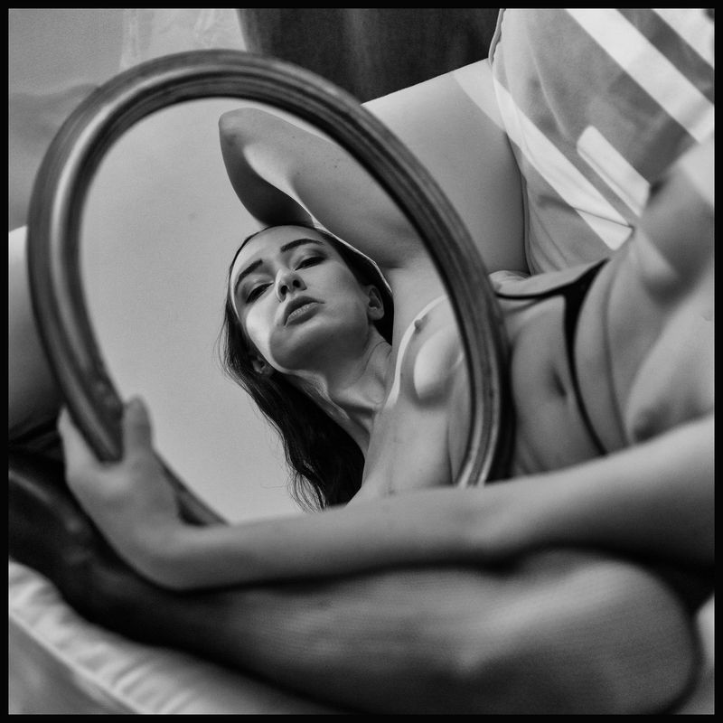 nude, art, blackwhite, girl room nr 13  фото превью