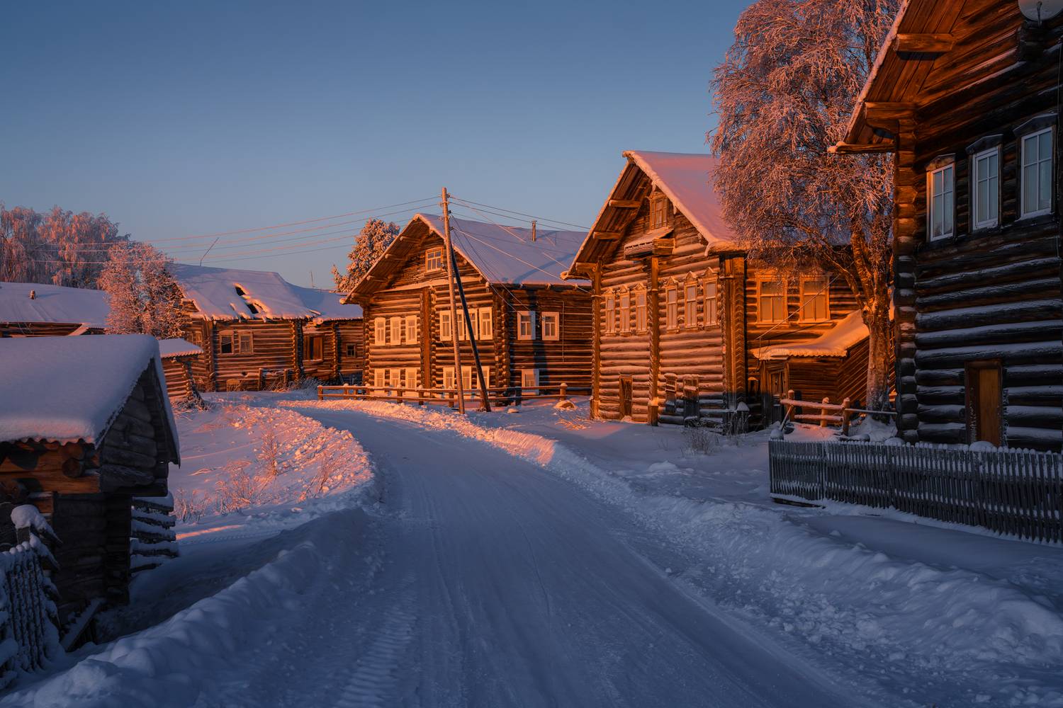 кимжа, избы, солнце, архангельская область, Олег Зверев