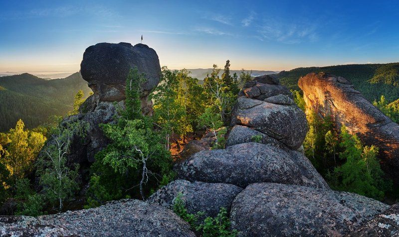 Красноярск, Столбы На скалах фото превью