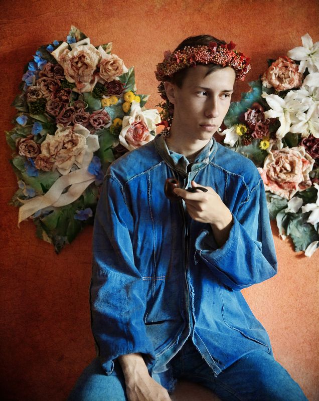 Пикассо Мальчик с трубкой фото превью