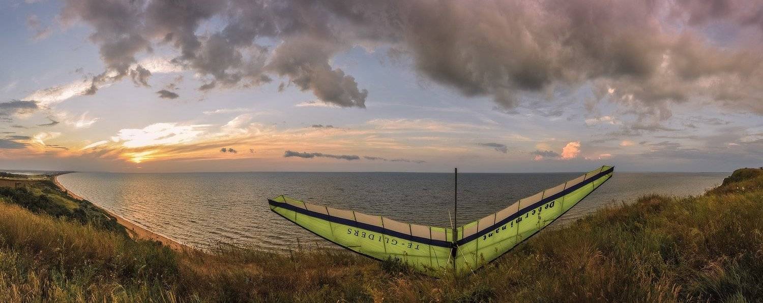 дельтаплан, голубицкая, азовское, море, Борис Пирог