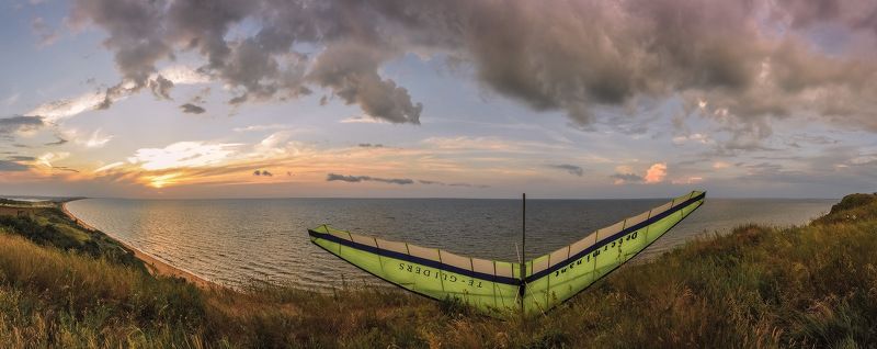 дельтаплан, голубицкая, азовское, море В ожидании ветра... фото превью