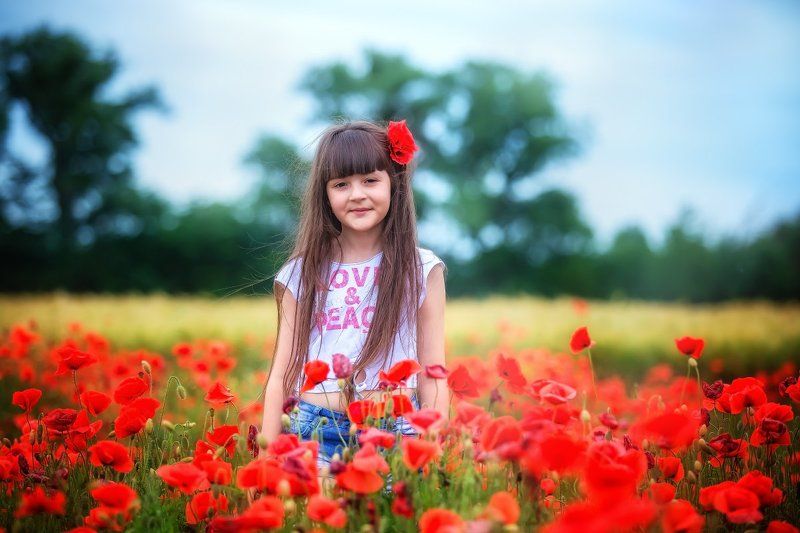 Макивечер, Поле, Фотопрогулка, Фотосессия Маки. фото превью