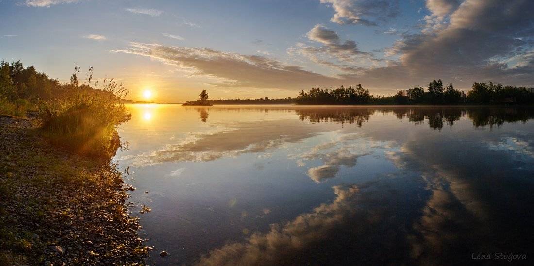 Енисей, Красноярск, Остров Татышев, Лена Стогова