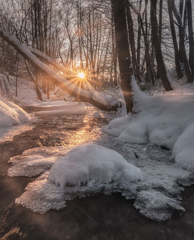 зимний  пейзаж  фото превью