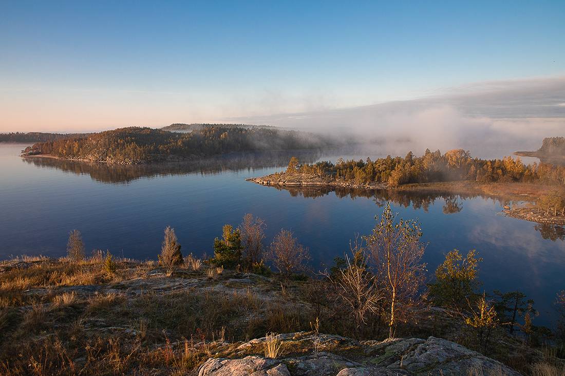 карелия, осень, ладожские шхеры., Сергей Захаров.