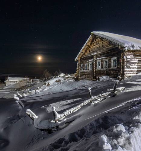 Февральская ночь в Кимже
