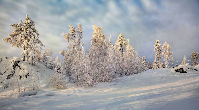 Зима в горах фото превью