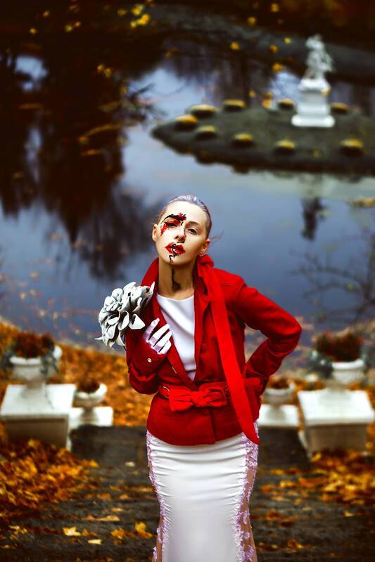 woman, portrait, art, fashion Painted in passion and defiance фото превью