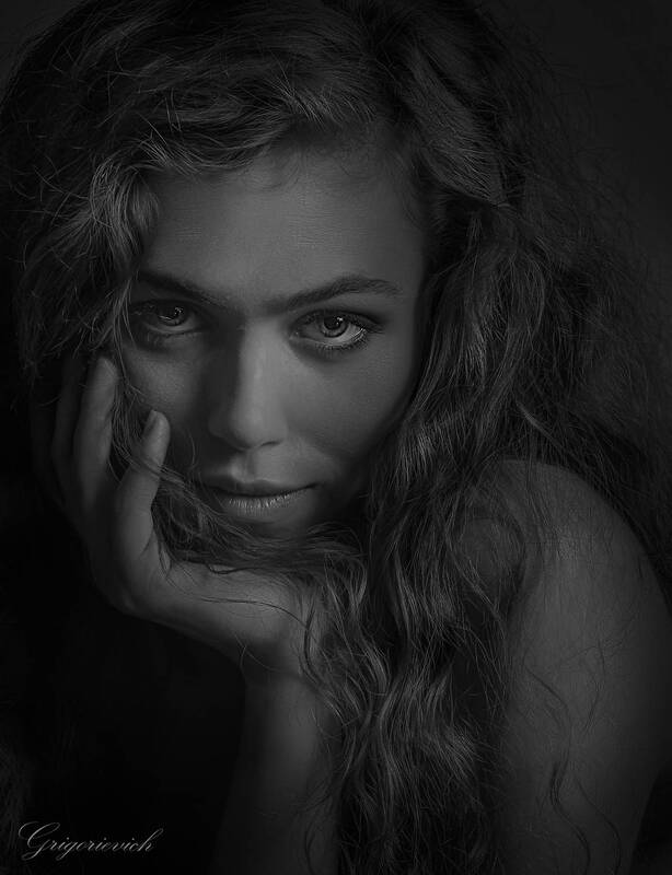 девушка, молодая женщина, лицо, глаза, чувственность, взгляд, ожидание Ольга фото превью