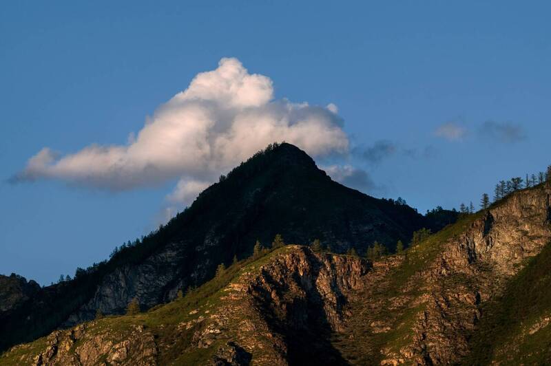 иня, горный алтай, горы, пейзаж В долине Ини (Горный Алтай) фото превью