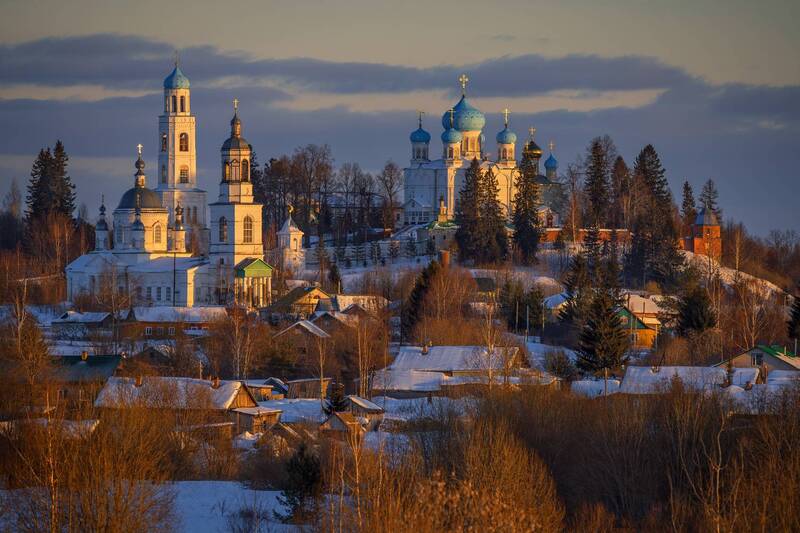 ножкино, чухлома, авраамиево-городецкий монастырь Первые дни весны фото превью